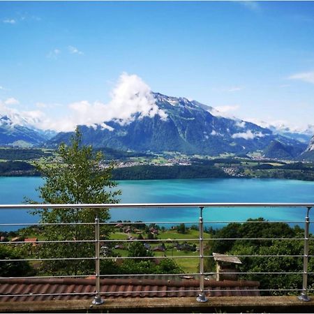Chalet With View Of The Mountains And The Thun Lake Sigriswil Exteriér fotografie