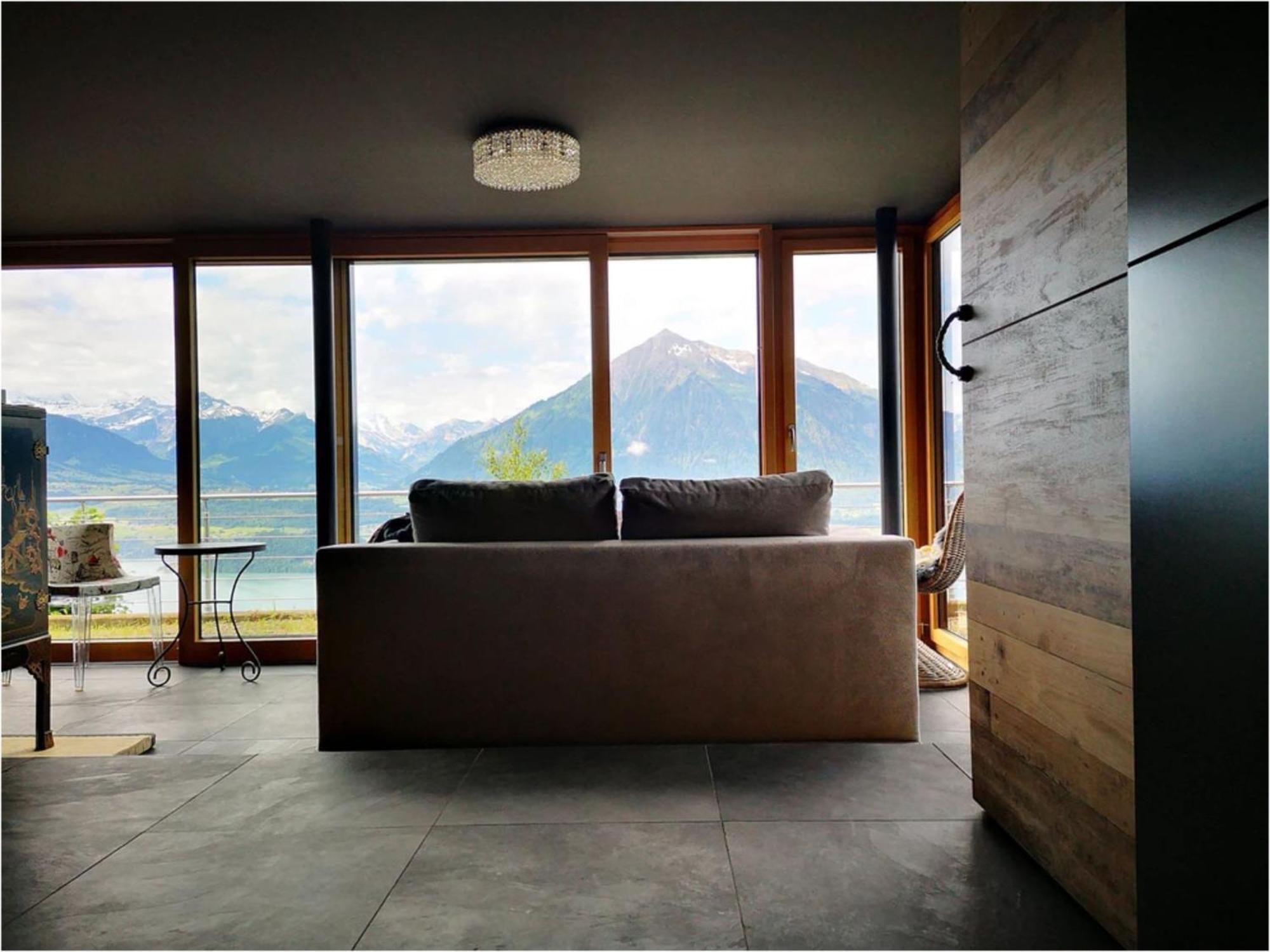 Chalet With View Of The Mountains And The Thun Lake Sigriswil Exteriér fotografie