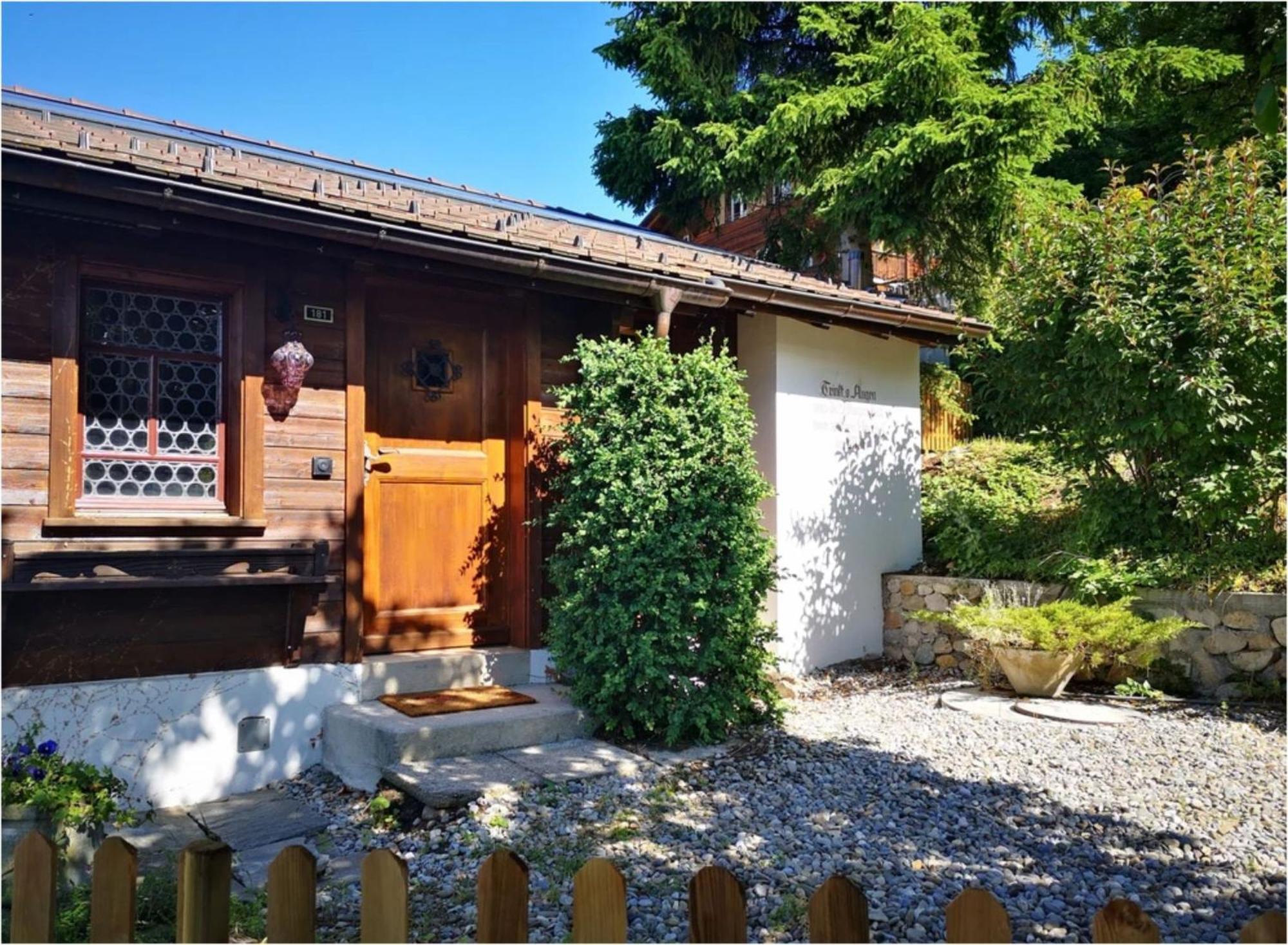 Chalet With View Of The Mountains And The Thun Lake Sigriswil Exteriér fotografie