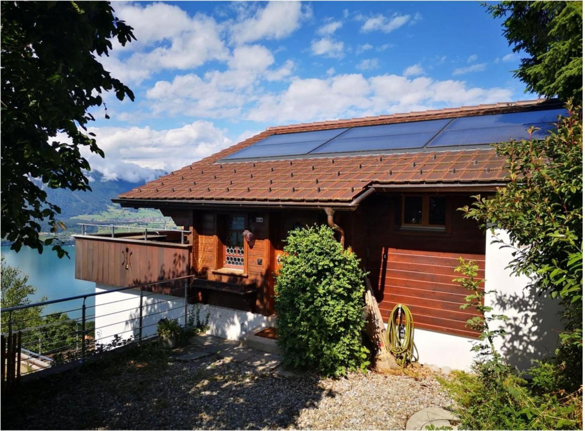 Chalet With View Of The Mountains And The Thun Lake Sigriswil Exteriér fotografie