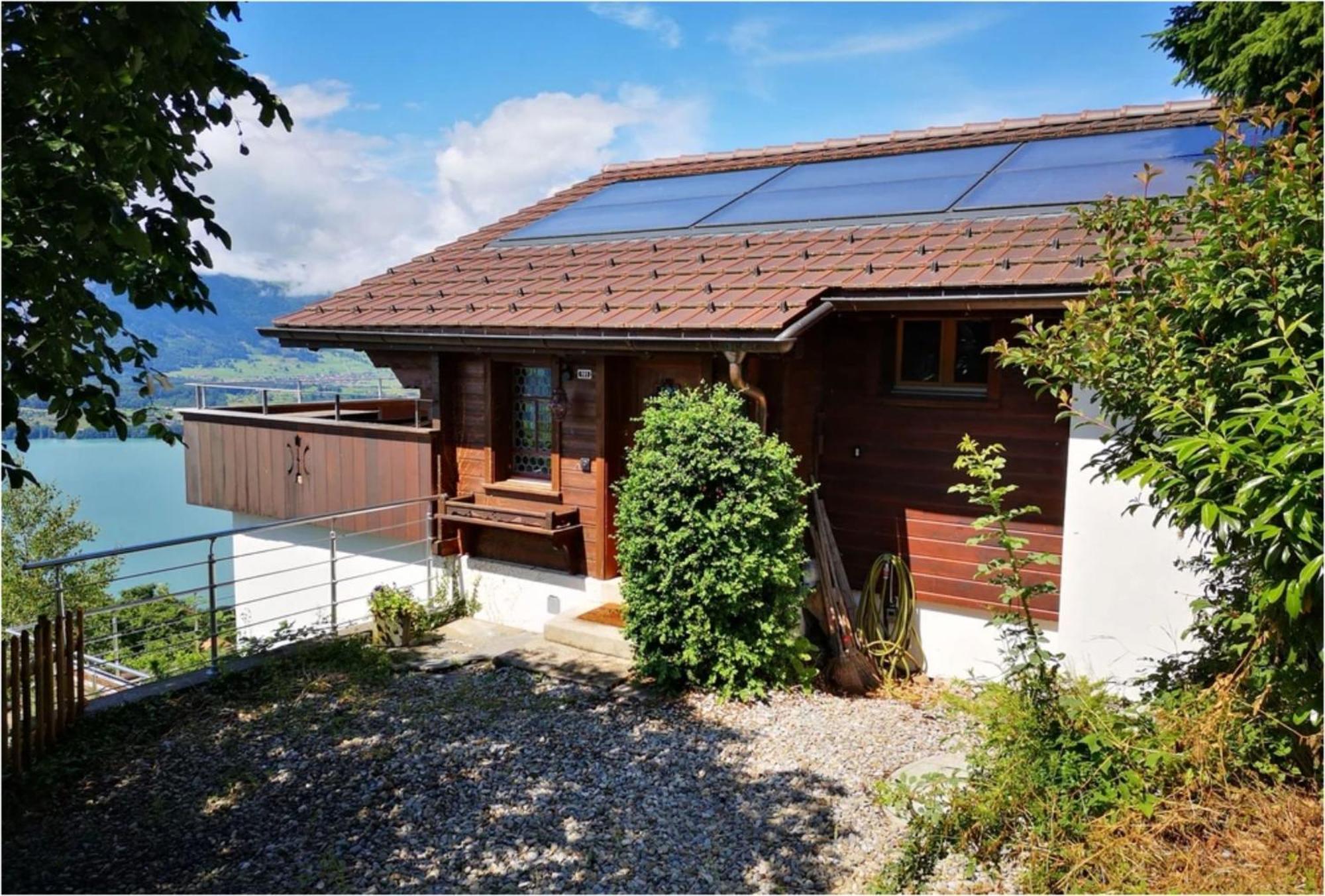 Chalet With View Of The Mountains And The Thun Lake Sigriswil Exteriér fotografie